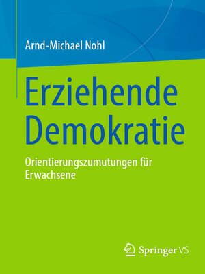cover image of Erziehende Demokratie